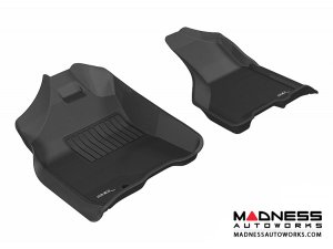 Dodge RAM 1500 Crew Cab Floor Mats (Set of 2) - Front - Black by 3D MAXpider